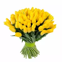 Букет желтых тюльпанов - доставка по Киеву